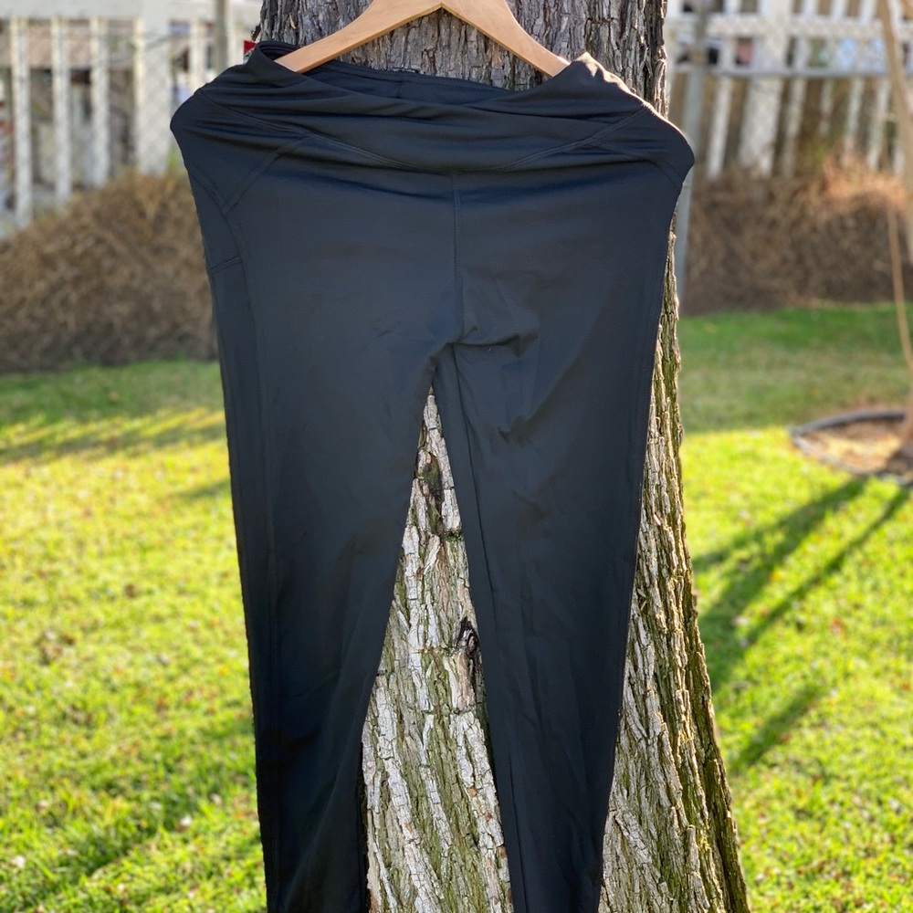 Black Ruched Leggings